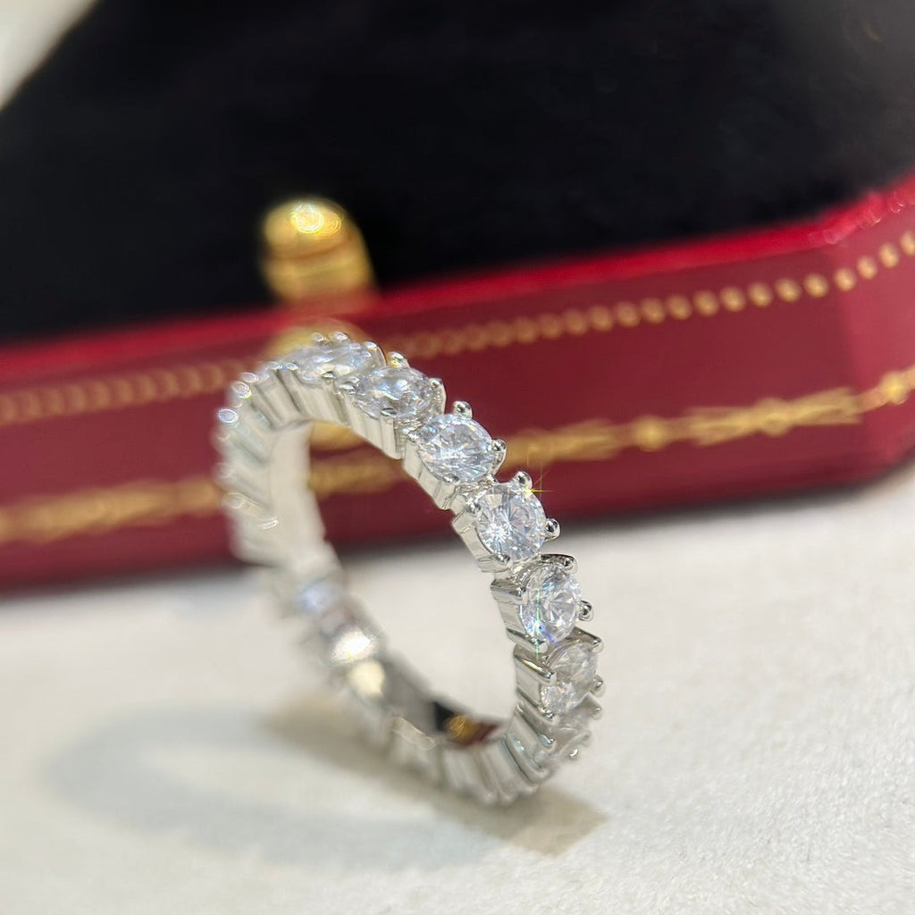 [Solara jewelry]High Jewelry Full Pave Band Ring image 3