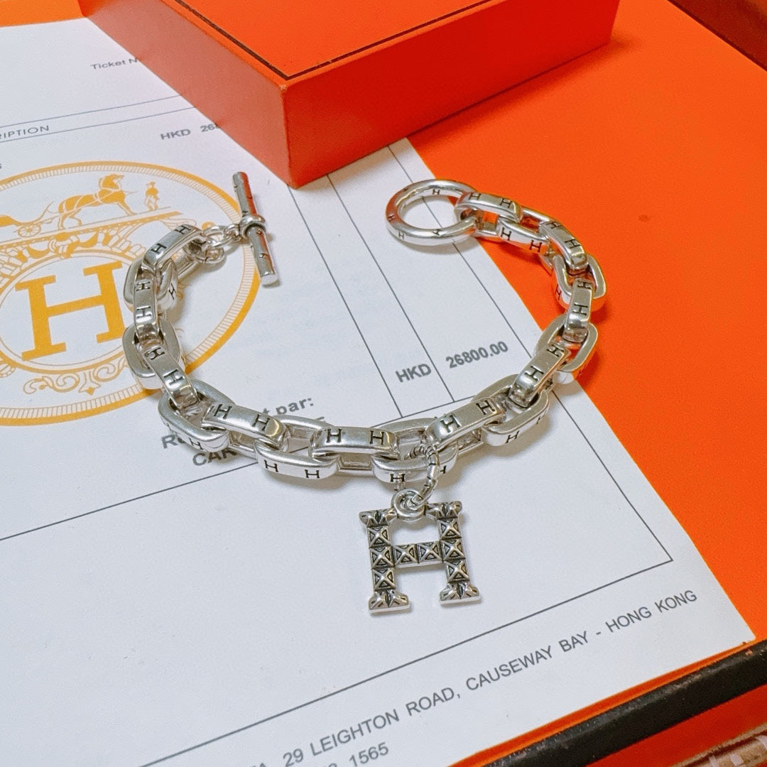 [Solara Jewelry ]H  Neues Schweineschnauzen-Armband in Gold & Silber