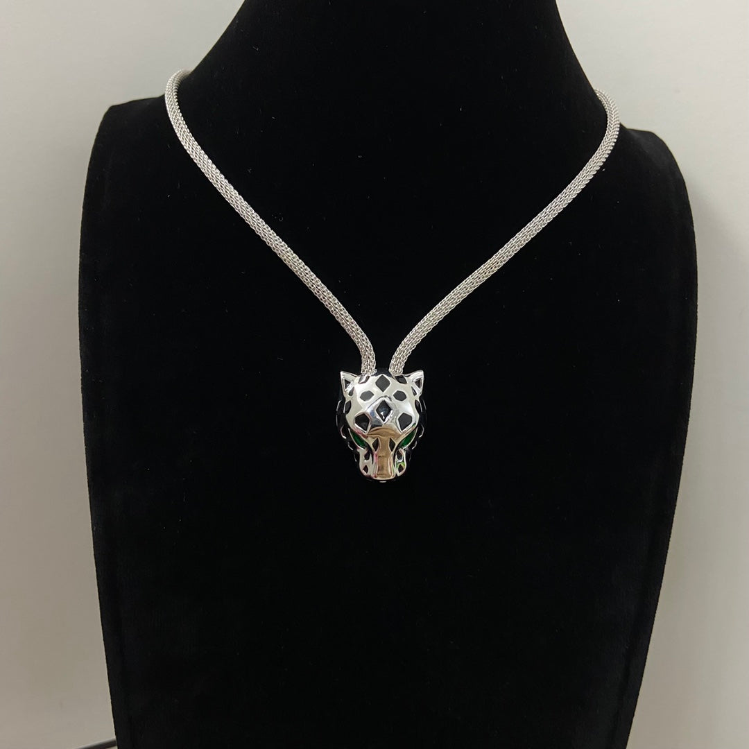 [Solara jewelry]Serpent Color Stone Necklace image 4