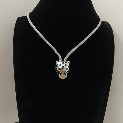 [Solara jewelry]Serpent Color Stone Necklace image 4