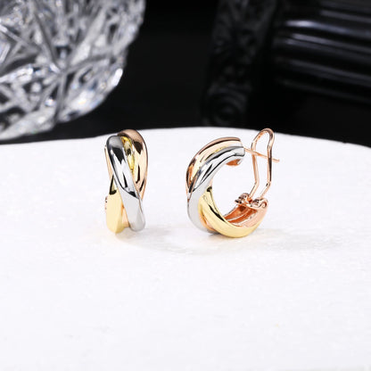 [Solara Jewelry ]トリプル・フープ・イヤリング｜ダイヤモンド不使用デザイン