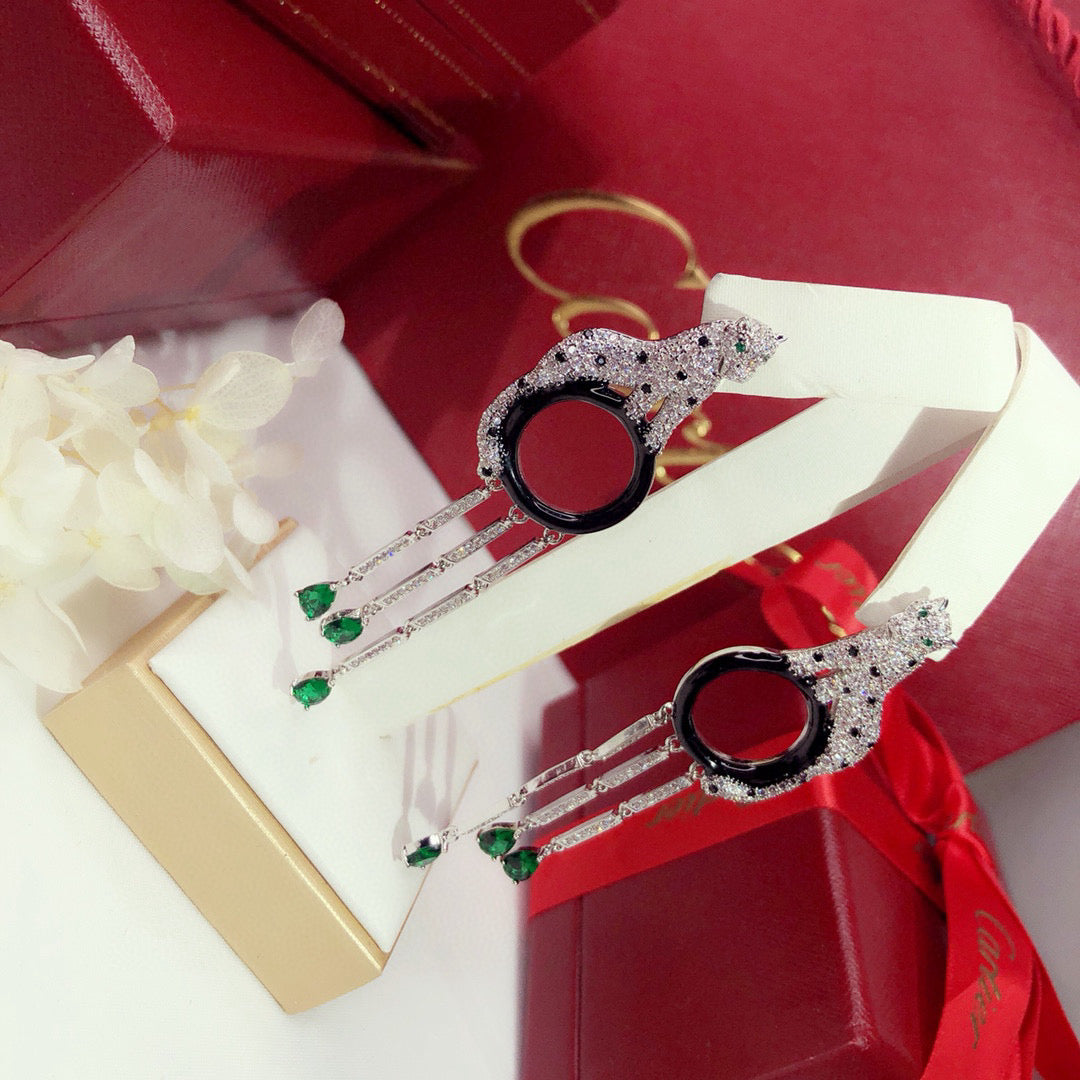 [Solara jewelry] Diamond Drop Earrings