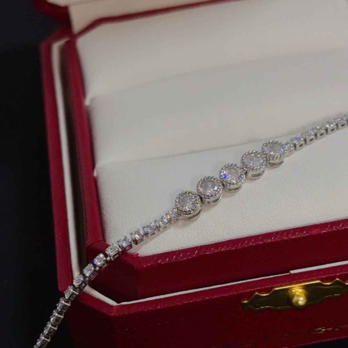 [Solara Jewelry] CT Exquisites Pavé-Diamantarmband