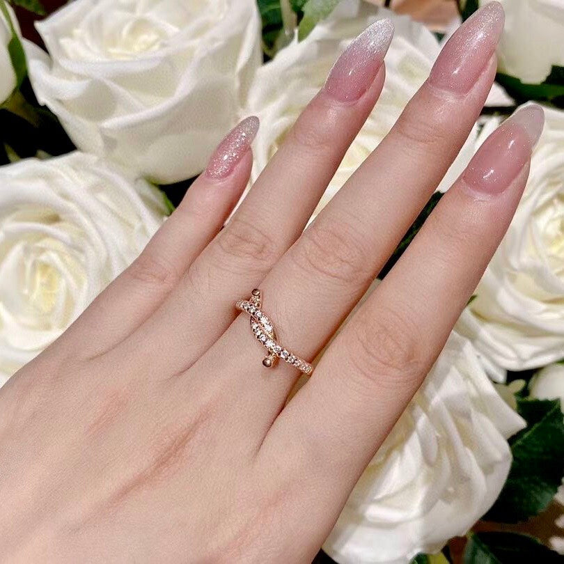 [Solara Jewelry ]Knot Ring for an Infinite Connection