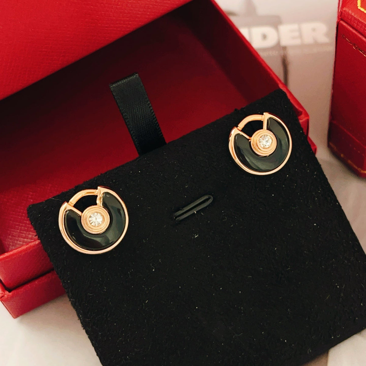 [Solara jewelry] Gemstone Stud Earrings