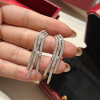 [Solara jewelry] Clash Drop Hoop Earrings