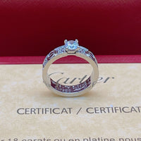 [Solara Jewelry ]CT Latest Design Diamond Ring in White Gold