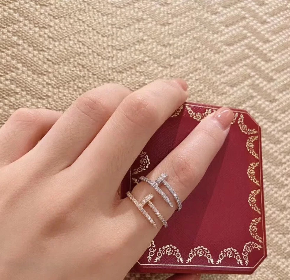 [Solara Jewelry ]JUSTE RING 1.8MM GOLD DIAMONDS