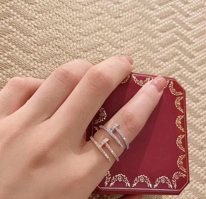 [Solara Jewelry ]JUSTE RING 1.8MM GOLD DIAMONDS