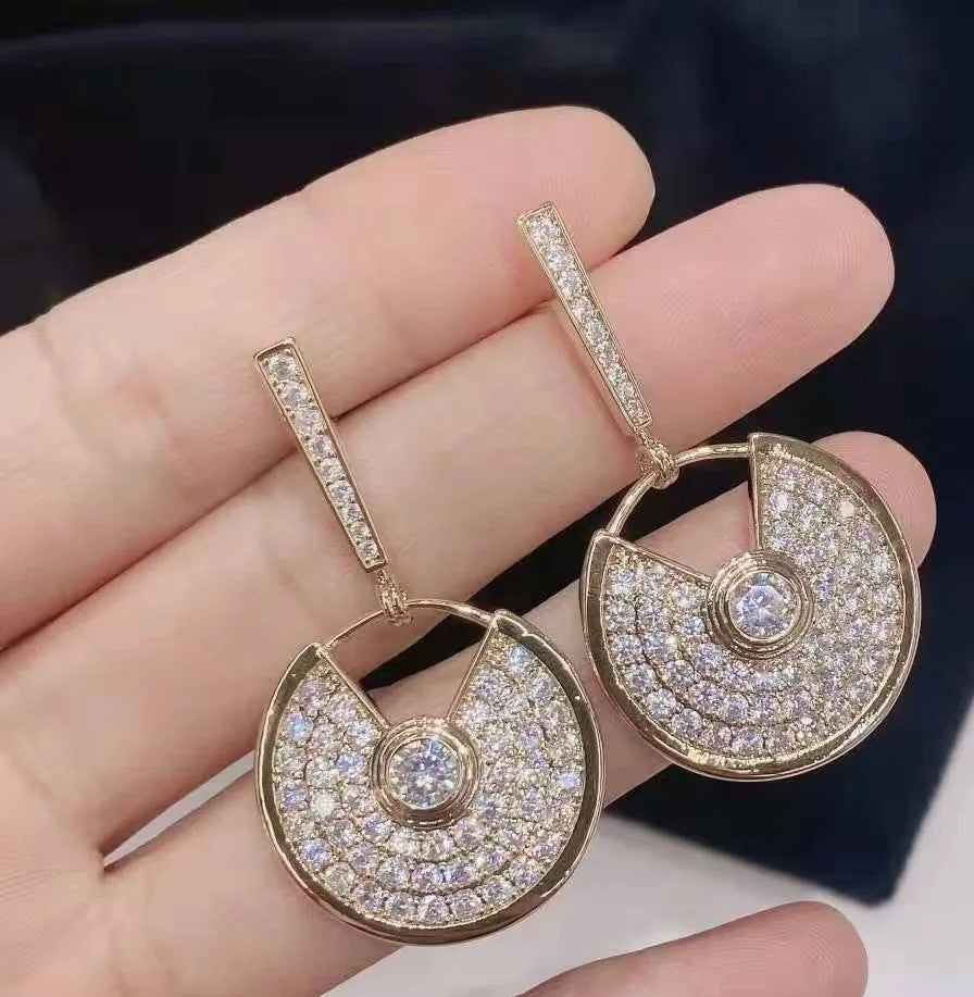 [Solara Jewelry ]タリスマン スターパヴェ ドロップイヤリング