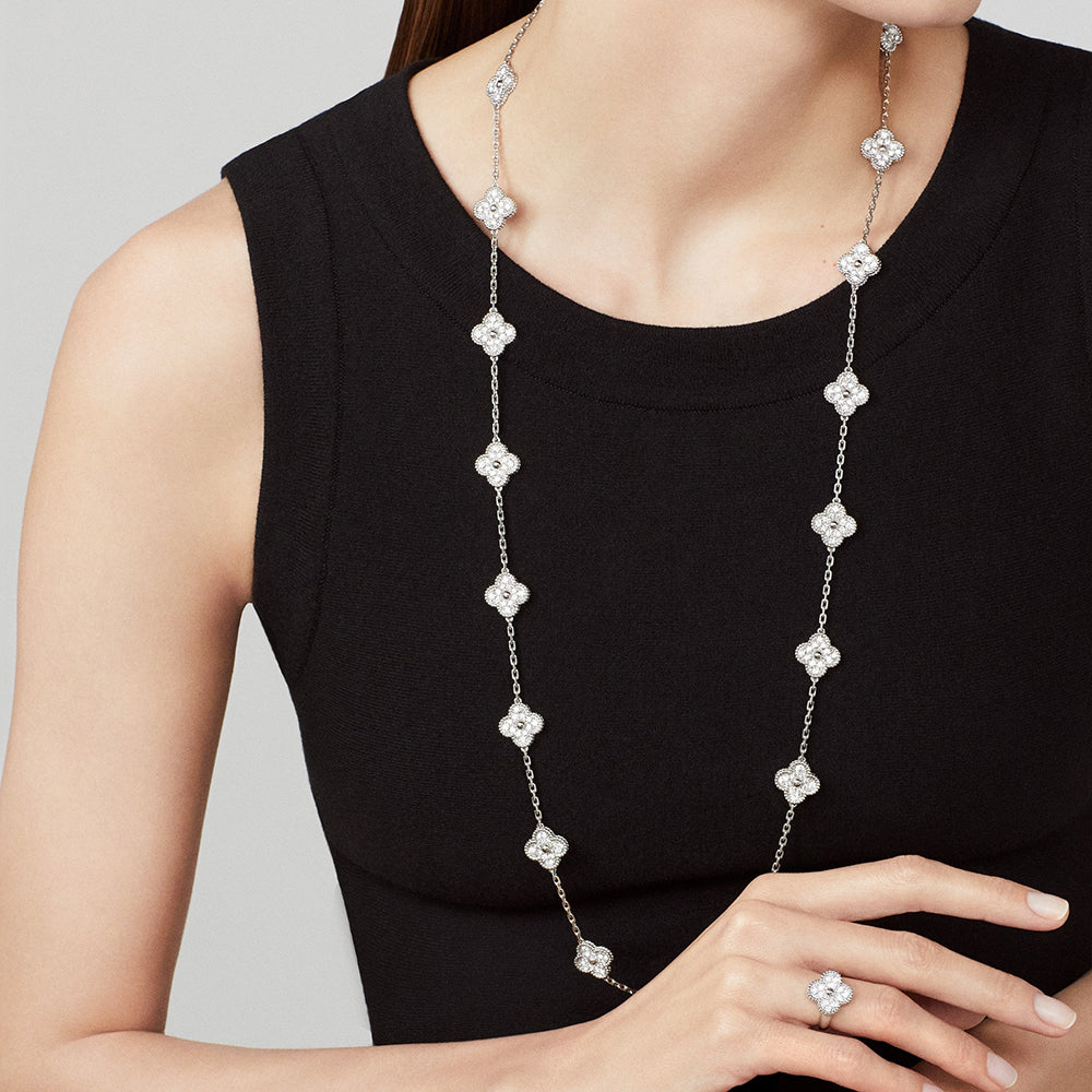 [Solara Jewelry ]CLOVER 20 MOTIFS LASER SILVER