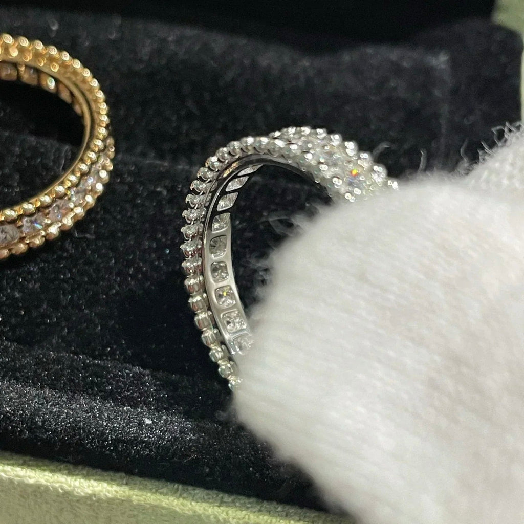 [Solara Schmuck ]PERLEE DIAMANT SILBERRING