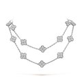 [Solara Jewelry ]クローバー 20モチーフ ダイヤモンド シルバー