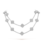 [Solara Jewelry ]クローバー 20モチーフ ダイヤモンド シルバー