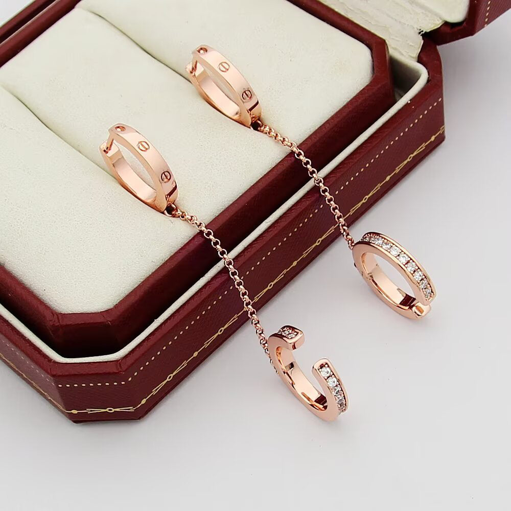 [Solara jewelry] Love Hoop Earrings