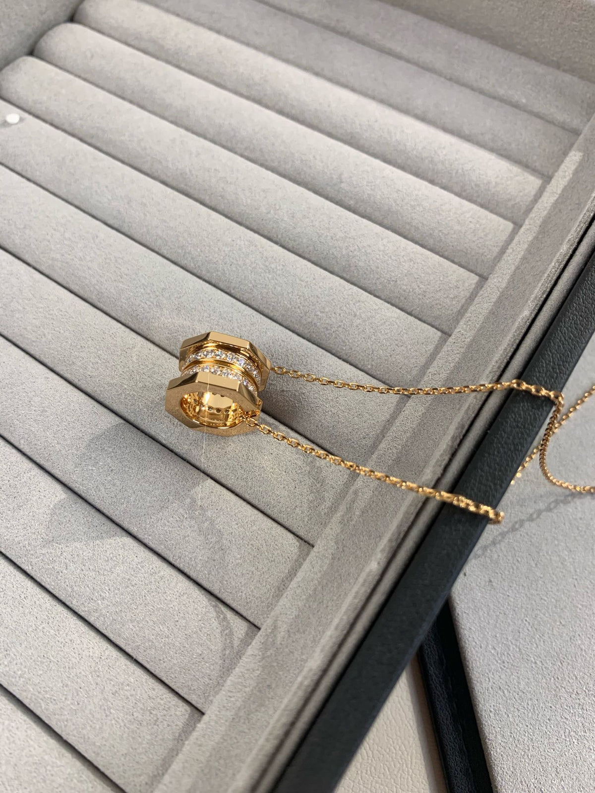 [Solara Jewelry ]CT ヘキサゴンビスペンダントネックレス