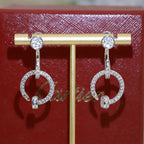 [Solara jewelry] Circle Drop Earrings