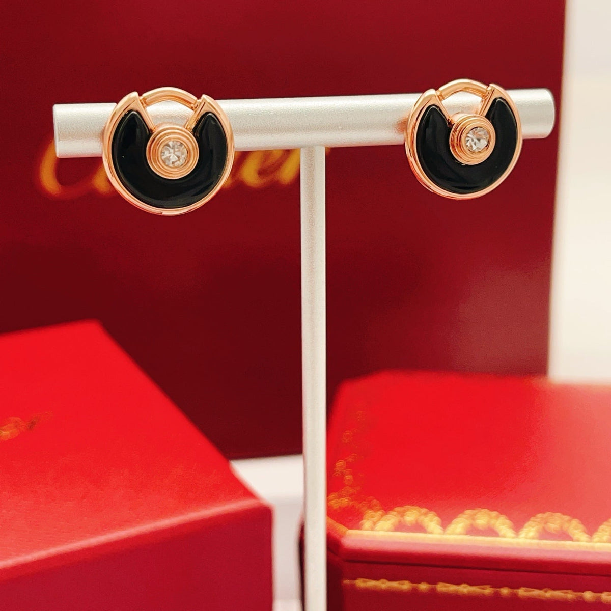 [Solara jewelry] Gemstone Stud Earrings