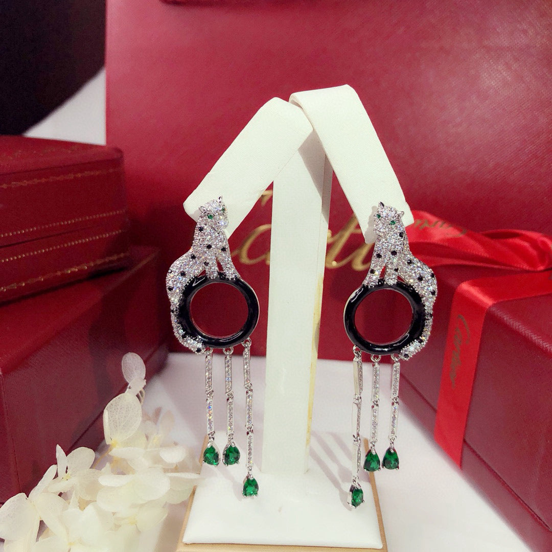 [Solara jewelry] Diamond Drop Earrings