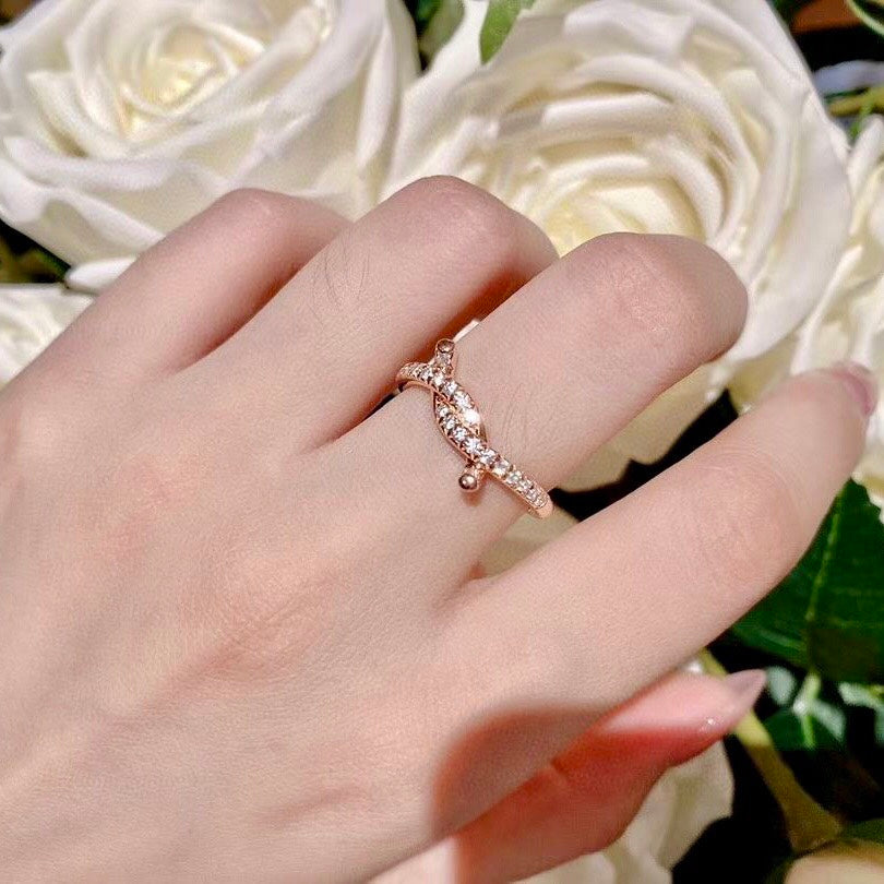 [Solara Jewelry ]Knot Ring for an Infinite Connection