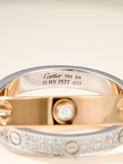 [Solara jewelry]8mm Two Tone Love Ring image 6