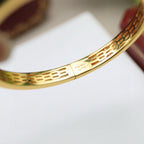 [Spira Jewelry]PAVE SPOTTED PANTHER HEAD BANGLE