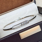 [Solara jewelry]ムーブ パヴェ ダイヤモンド バングルブレスレット M