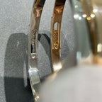 [Solara jewelry]ノア ローズゴールド パヴェダイヤモンド バングルブレスレット