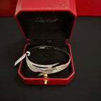 [Solara Schmuck ]CT Federförmiges Pave Diamant Armband
