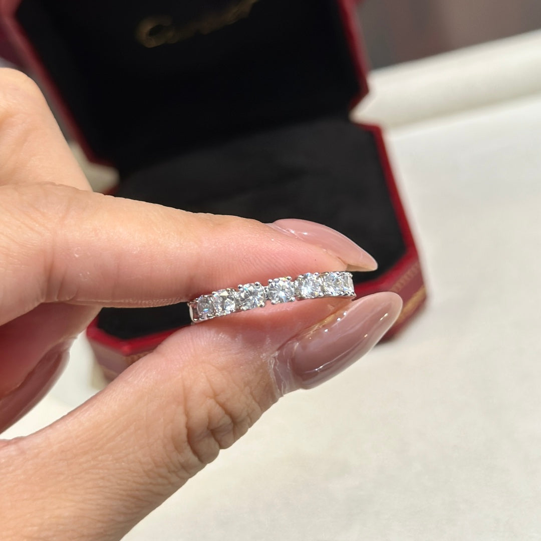 [Solara jewelry]High Jewelry Full Pave Band Ring image 4