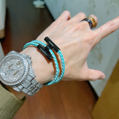 [Solara Jewelry ]H  New Thickened Braided Rope Bracelet