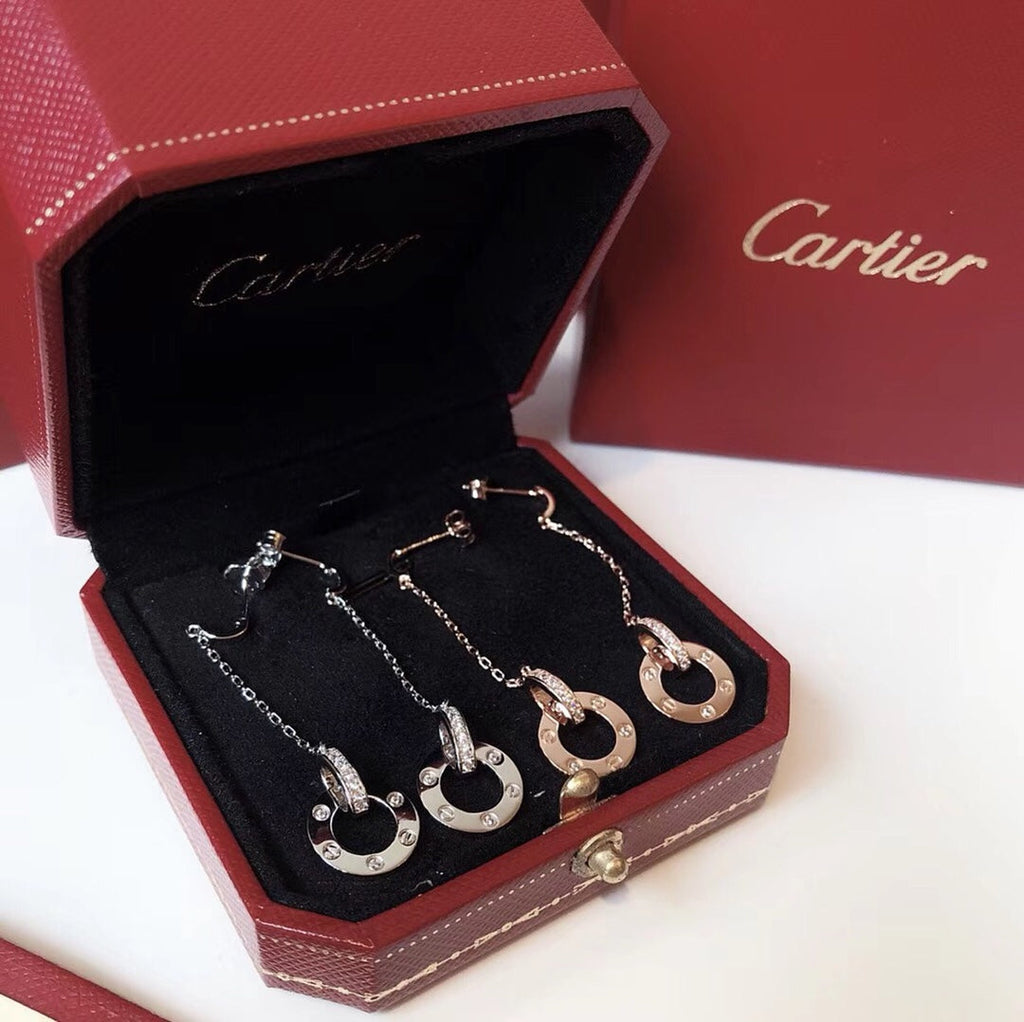 [Solara jewelry] Chain Drop Earrings