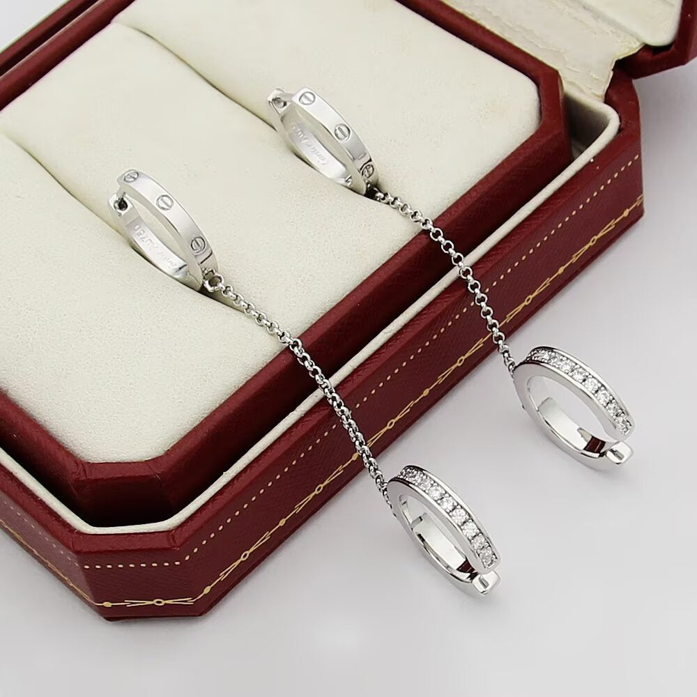 [Solara jewelry] Love Hoop Earrings