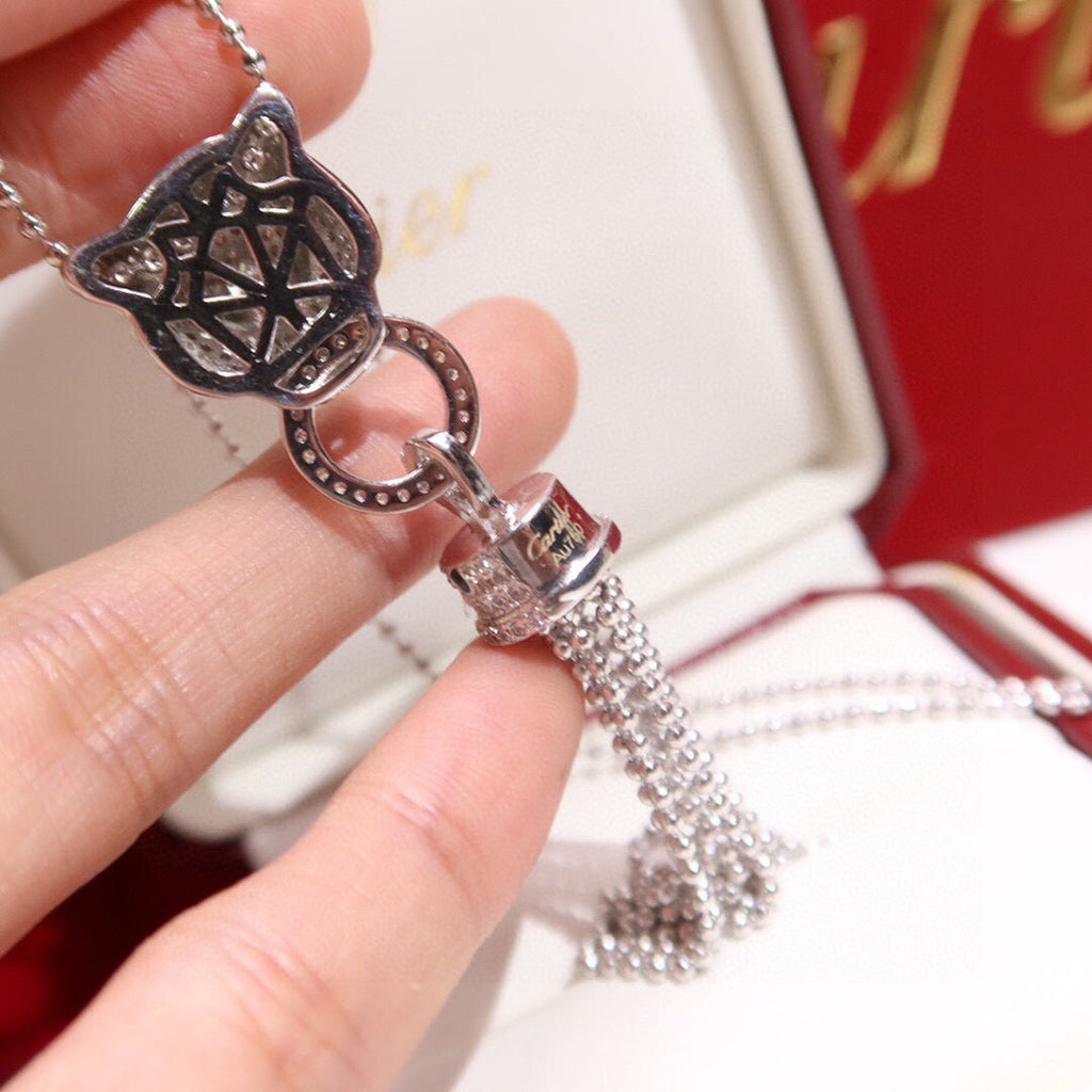 [Solara jewelry]Pave Tassel Pendant Necklace image 6