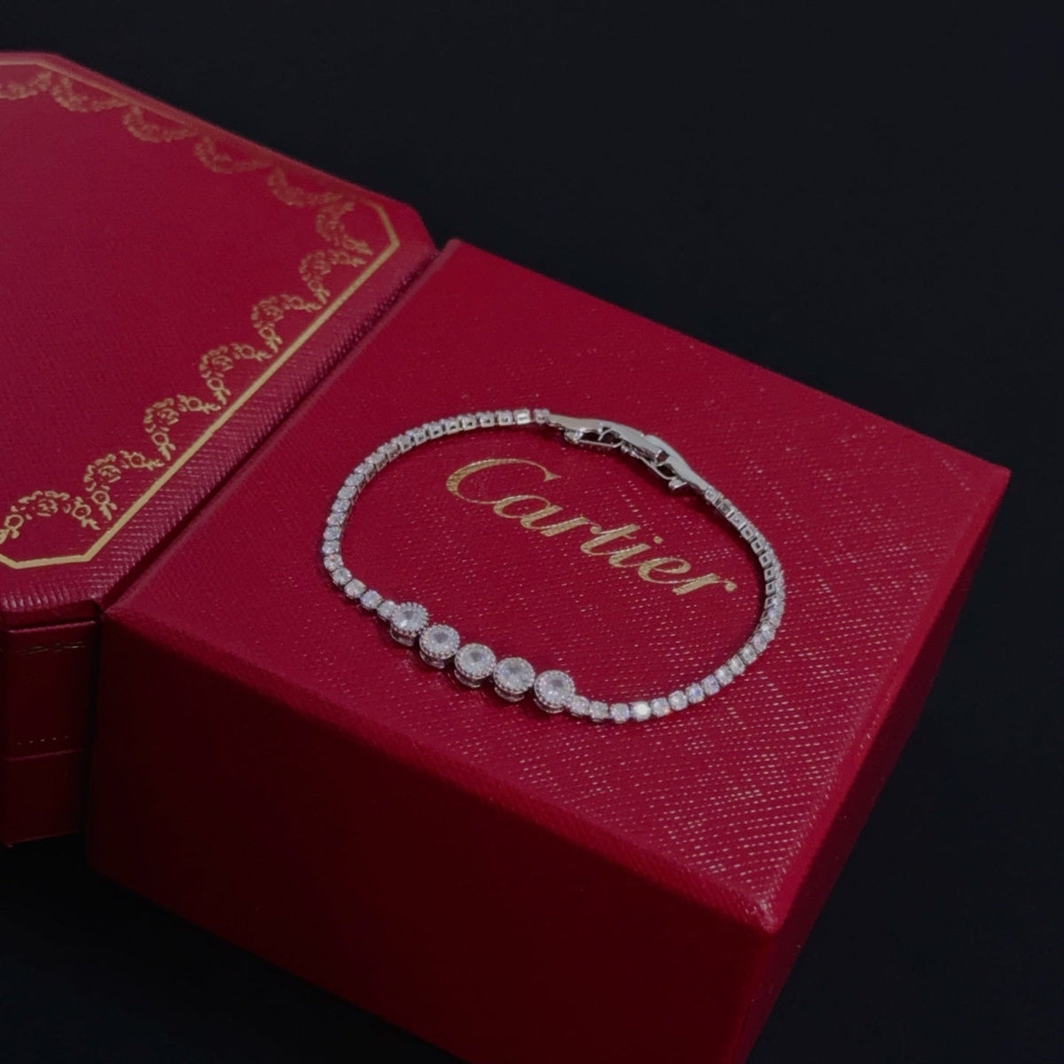 [Solara Jewelry] CT Exquisites Pavé-Diamantarmband