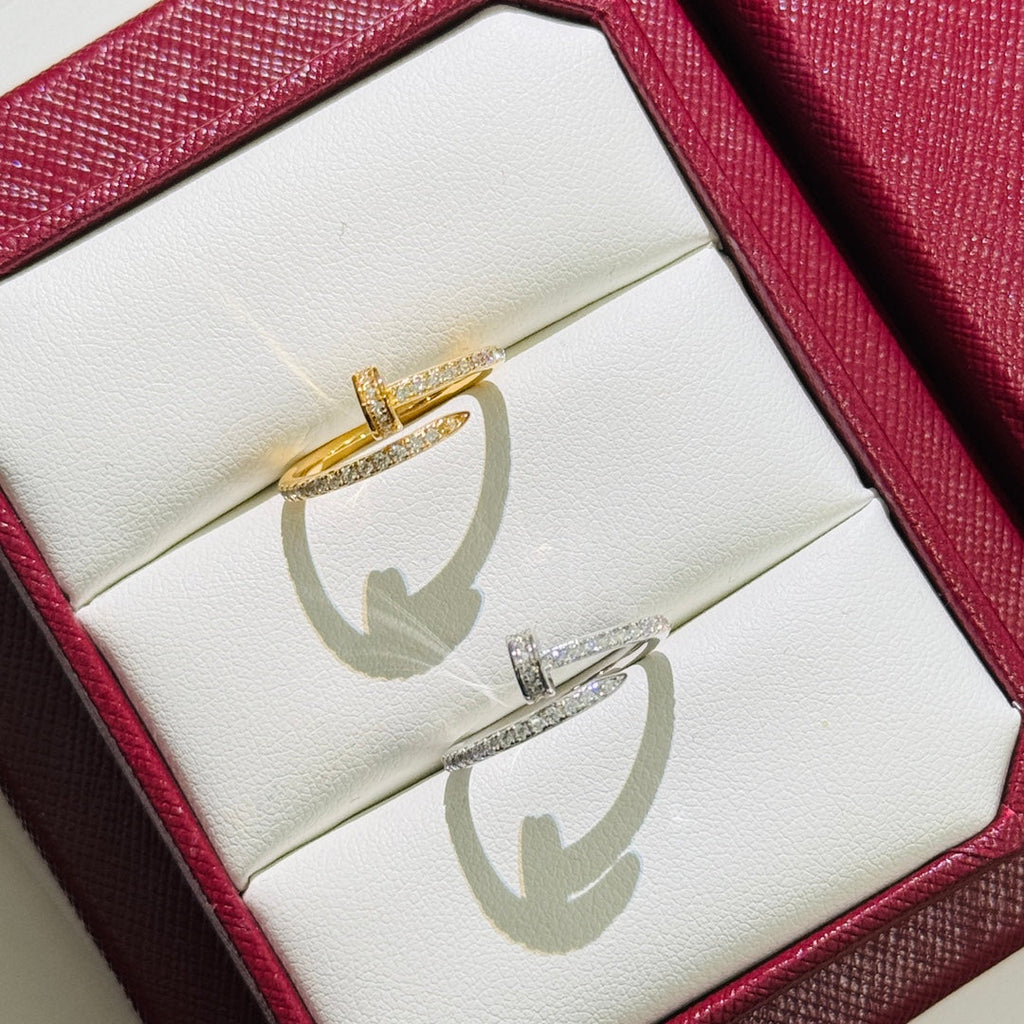 [Solara Jewelry ]JUSTE RING 1.8MM GOLD DIAMONDS