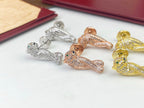 [Solara jewelry] Panther Pave Stud Earrings