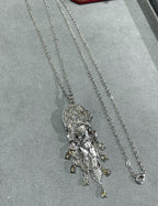 [Solara jewelry]High Jewelry Pave Panther Tassel Necklace image 8