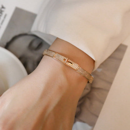 [Solara Schmuck ]KELLY ARMBAND MIT DIAMANTPAVÉ