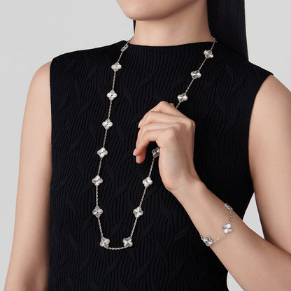 [Solara Jewelry ]CLOVER 20 MOTIFS LASER SILVER