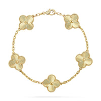 [Solara Jewelry ]CLOVER 5 FLOWERS LASER BRACELET