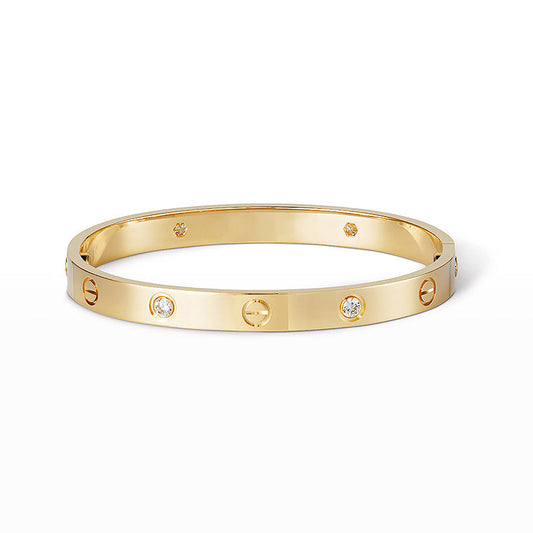 [Solara Jewelry ]LOVE BRACELET 6.1MM 4 DIAMONDS