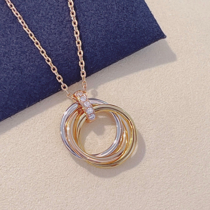 [Solara Jewelry ]トリニティ ネックレス ゴールド ダイヤモンド