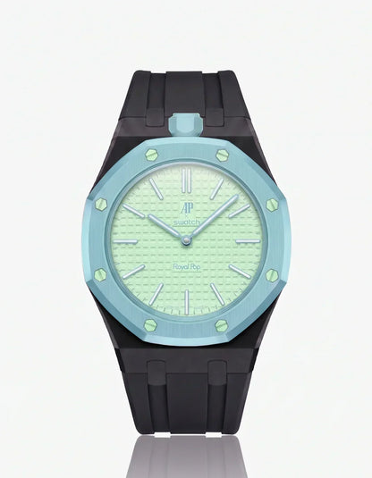 Silicone Strap & Case  Royal Pop  Blaue Acht(Customize  Colors)