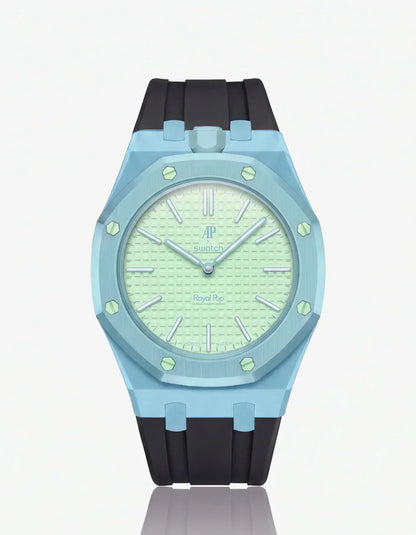 Silicone Strap & Case  Royal Pop  Blaue Acht(Customize  Colors)