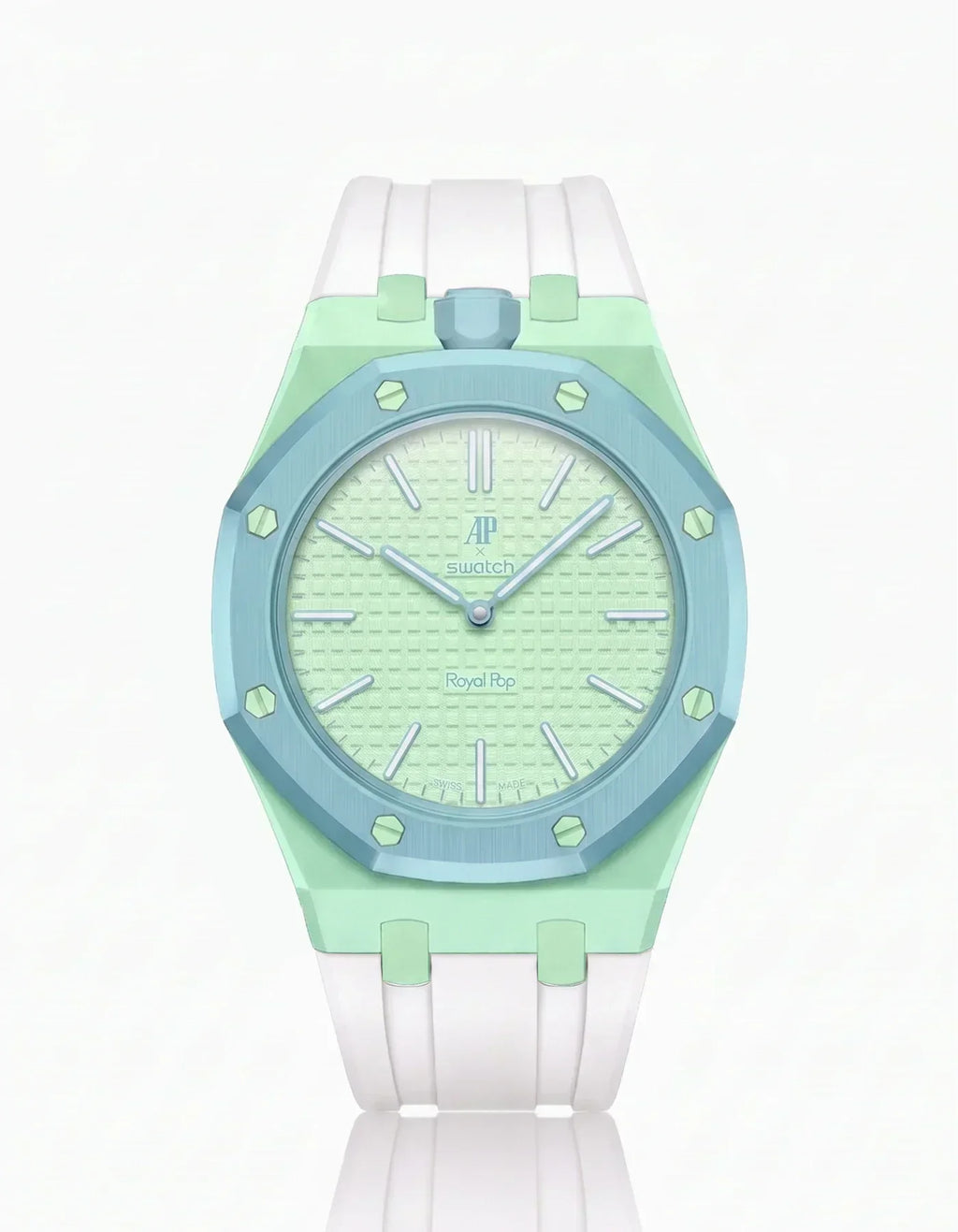 Silicone Strap & Case  Royal Pop  Blaue Acht(Customize  Colors)