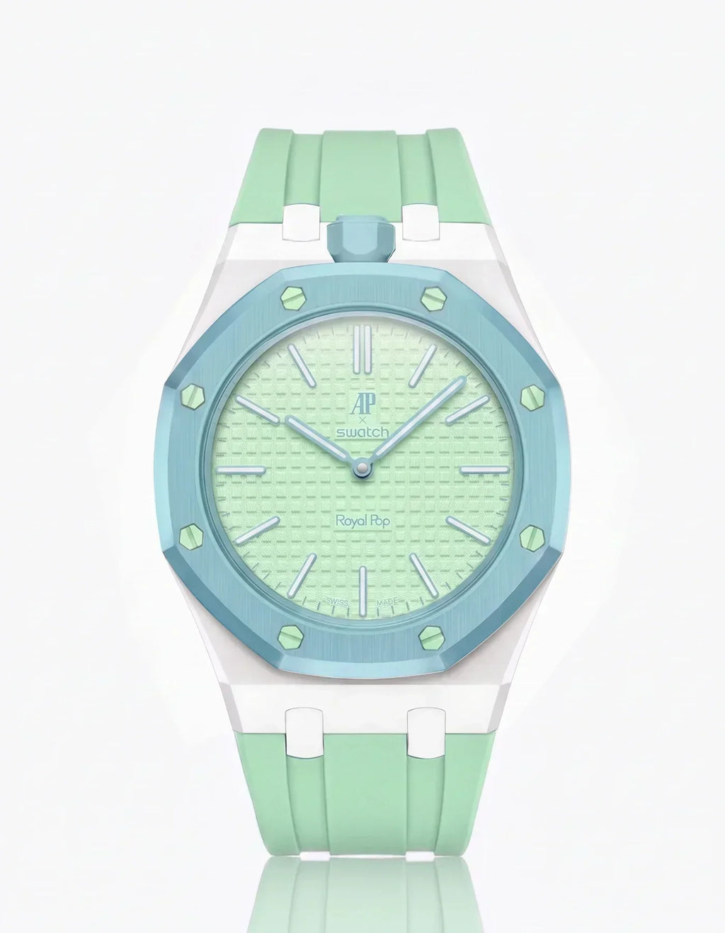 Silicone Strap & Case  Royal Pop  Blaue Acht(Customize  Colors)