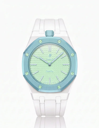 Silicone Strap & Case  Royal Pop  Blaue Acht(Customize  Colors)