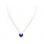 [Solara Jewelry ]AMULETT ROSÉGOLD-ACHAT-HALSKETTE