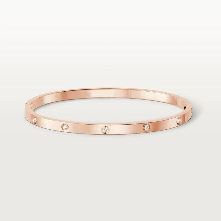 [ソララジュエリー ]LOVEブレスレット 3.65MM 10ダイヤモンド